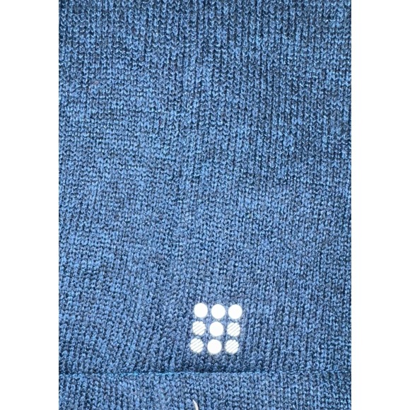 Title Nine Sherpa Fleece Snap Collar Vest Dress Blue Heathered Size Medium - Picture 7 of 11